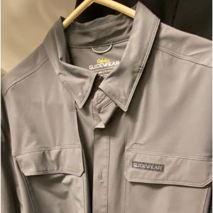 Men’s gray,Cabela’s size L 42-44 shirt.